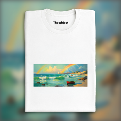 T-Shirt - Post-impressionism with innovative forms, Rainbow - 2555720125