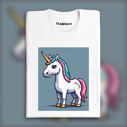 T-Shirt - Pixel art, Unicorn - 2469670807