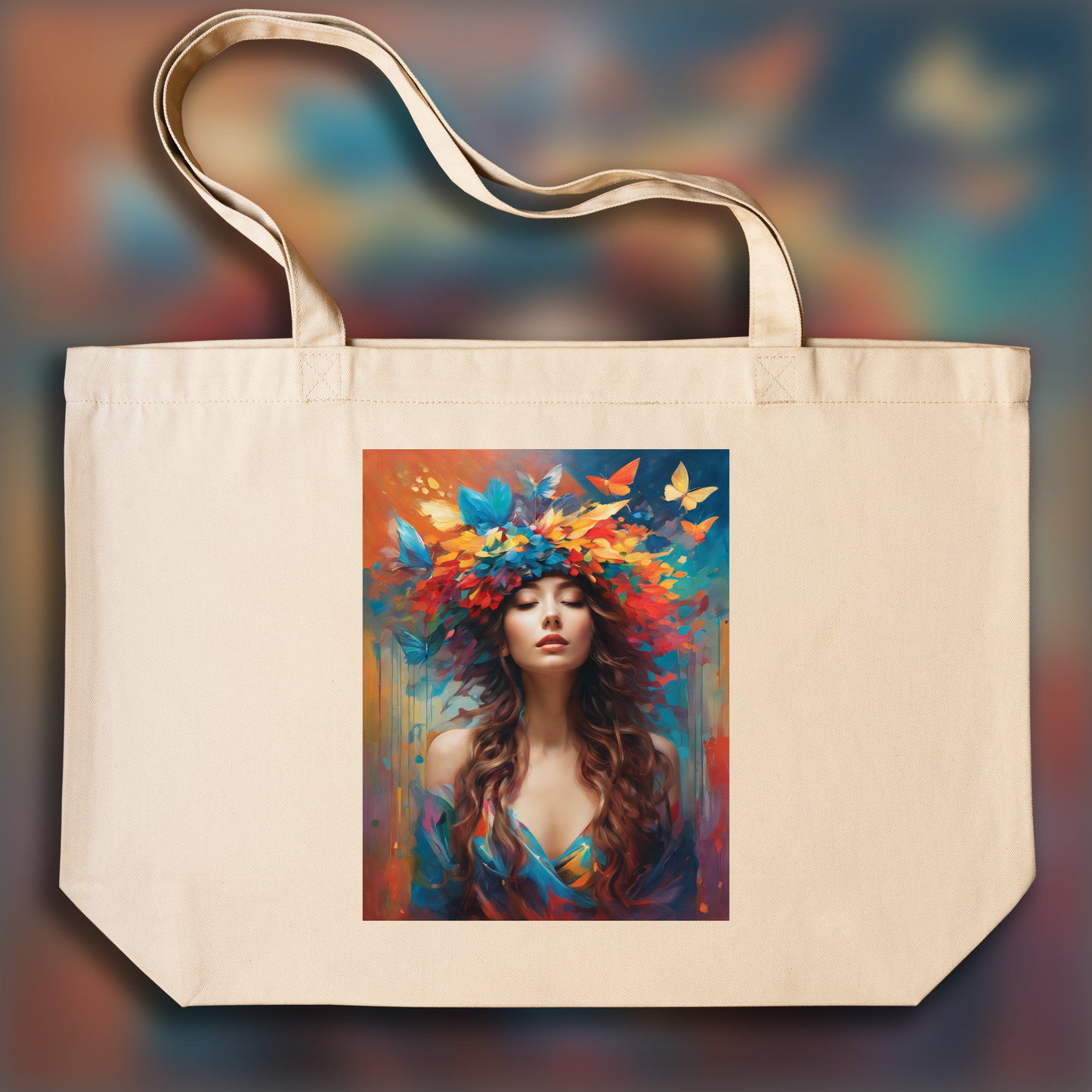 Tote bag - ARTISTIC EUPHORIA, ARTISTIC EUPHORIA - 2873468273