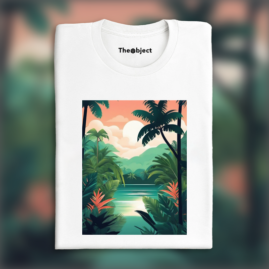 T-Shirt - Tropical Jungle, Yoga - 3099939597