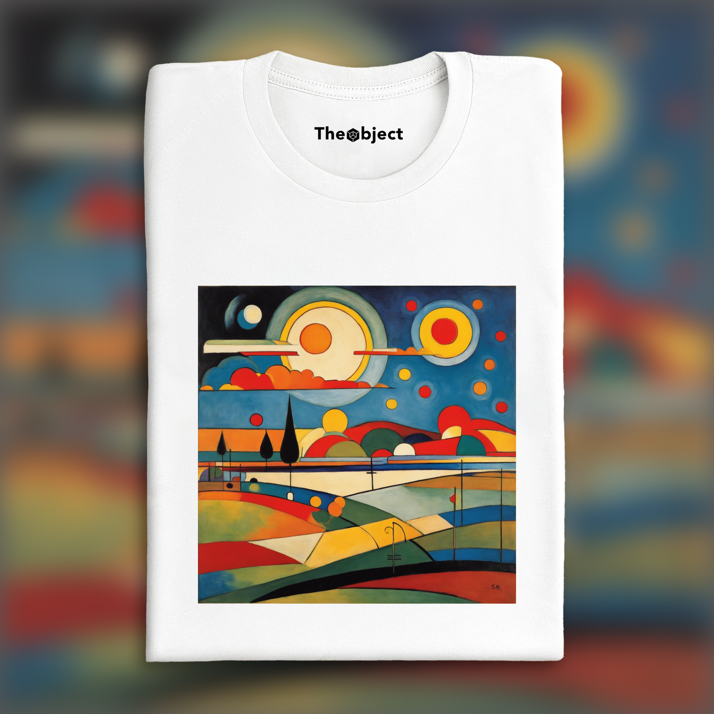 T-Shirt - Geometric abstract art, Sun - 1616953063