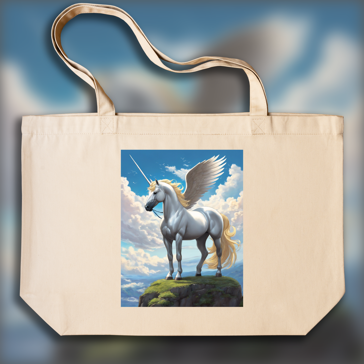 Tote bag - Japanese animation studio, Unicorn - 675632727