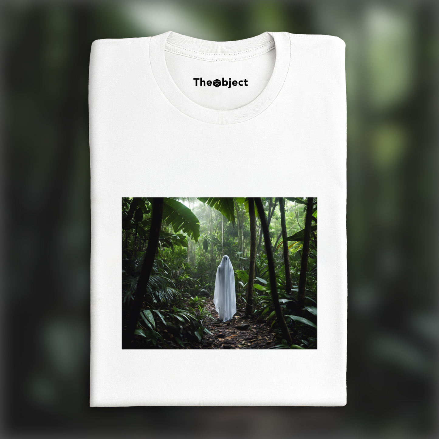 T-Shirt - Realistic photography, Ghost in The Seychelles in jungle - 3581754368