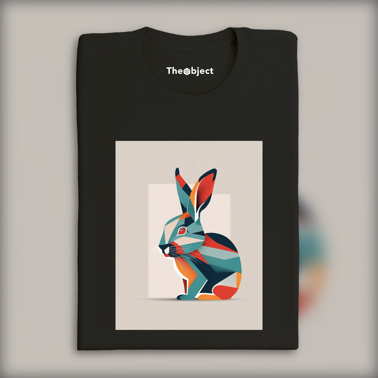 T-Shirt - Minimalist art, Rabbit - 2643527623