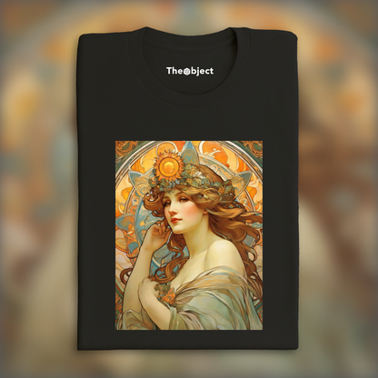 T-Shirt - Enchanting fusion of ornate lines and flowing shapes, Sun - 784626