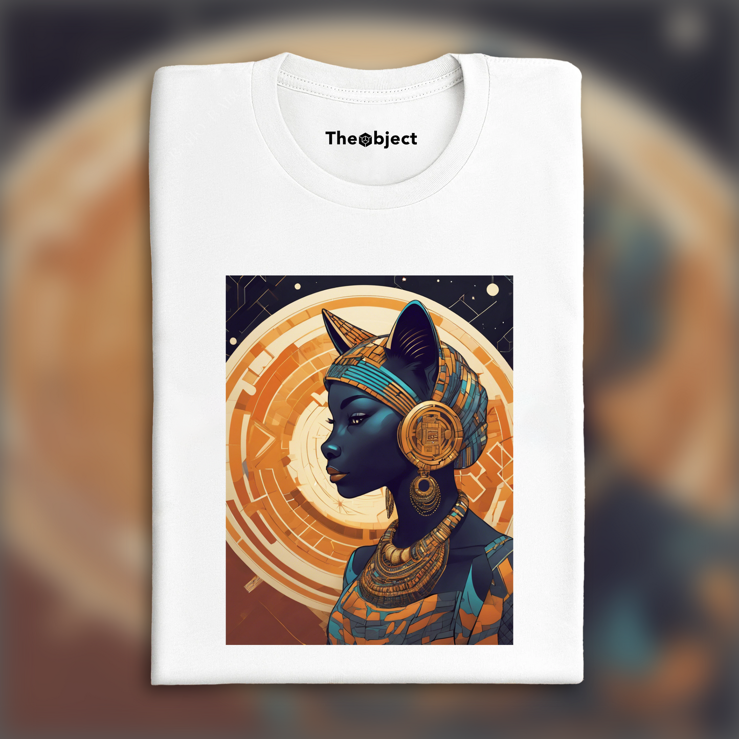 T-Shirt - Afrofuturism, Cat - 1139661264