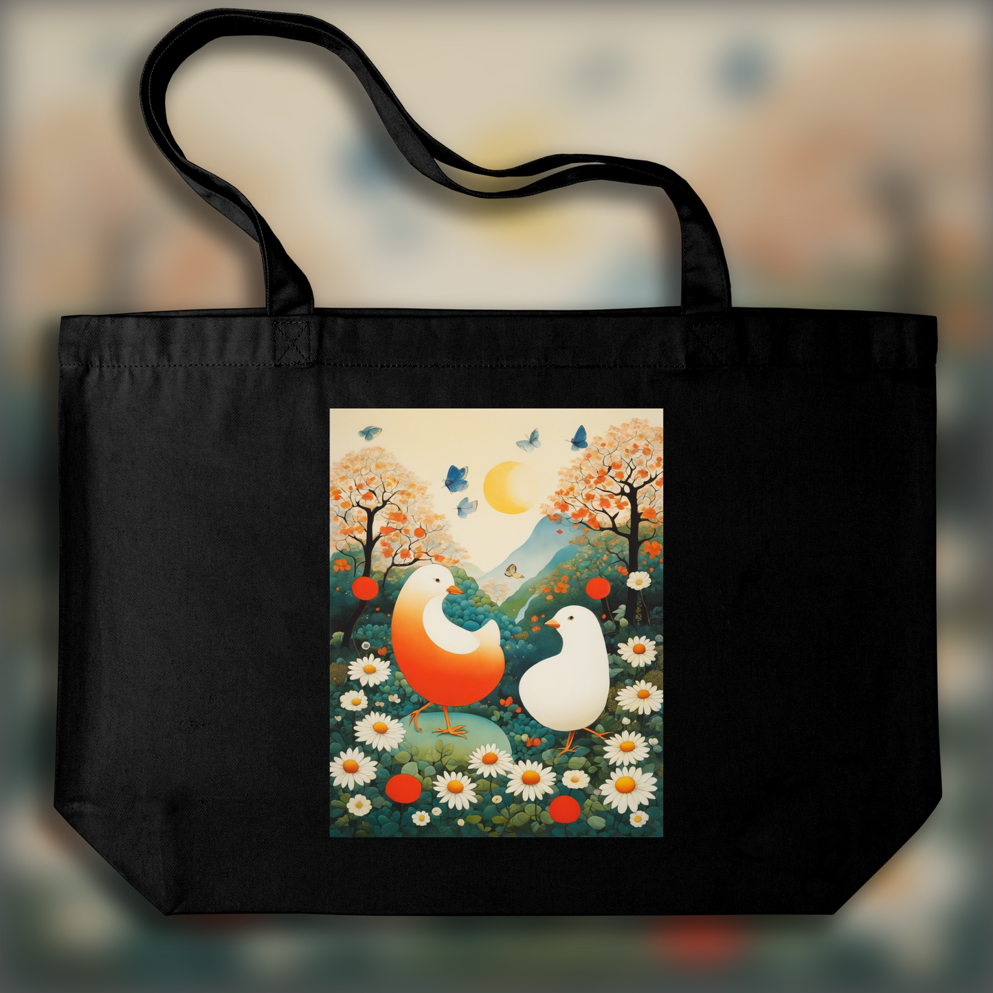 Tote bag - Japanese Superflat, Egg  - 2237672006