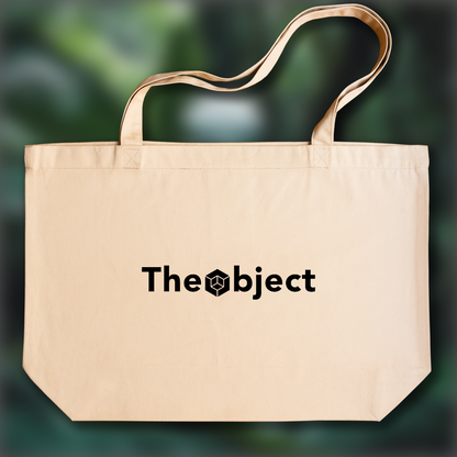 Tote bag - Photographie réaliste, a white ghost in the shell cyborg in the Seychelles jungle - 1984188090