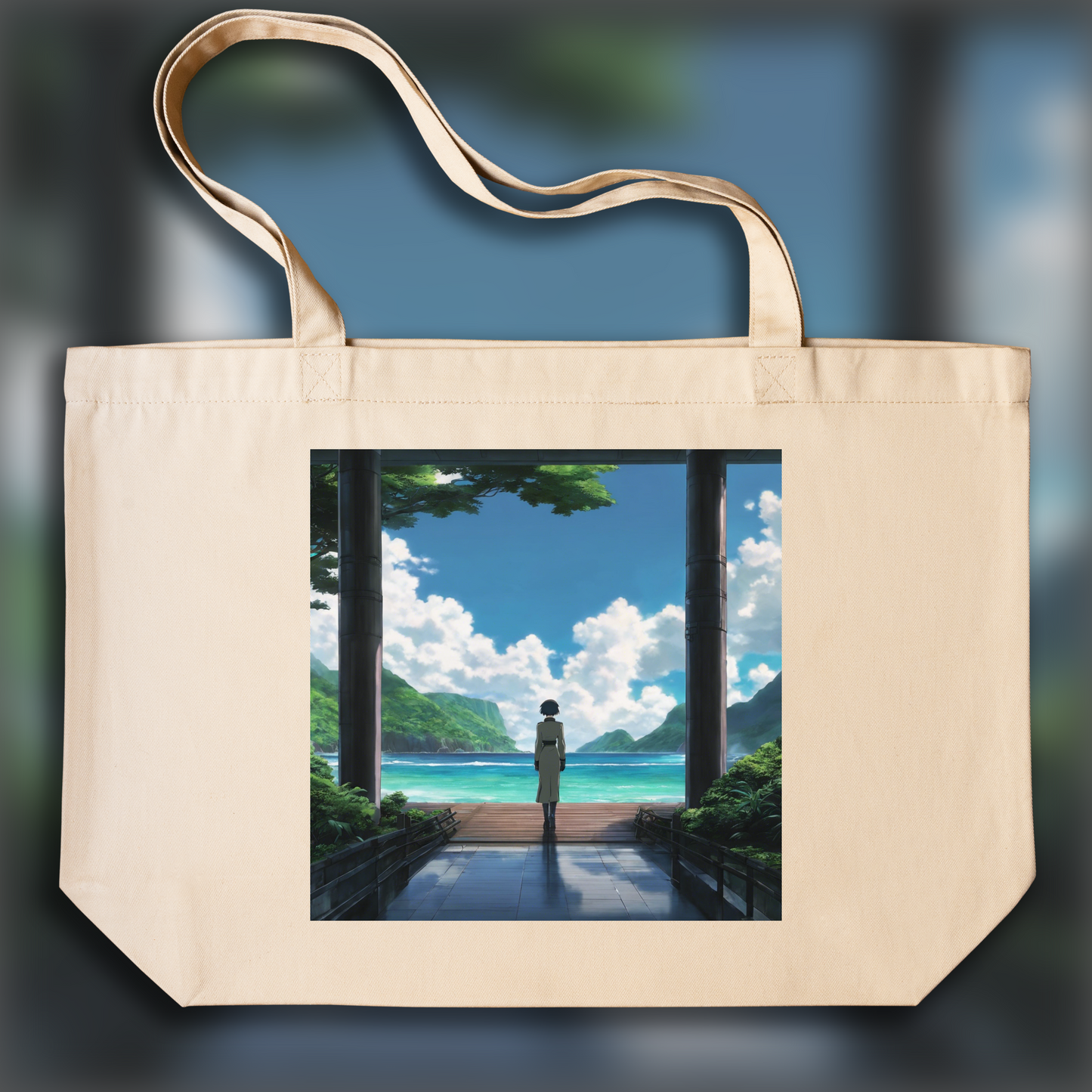 Tote bag - Atmosphère Ghost in the shell, in the Seychelles - 2883894995