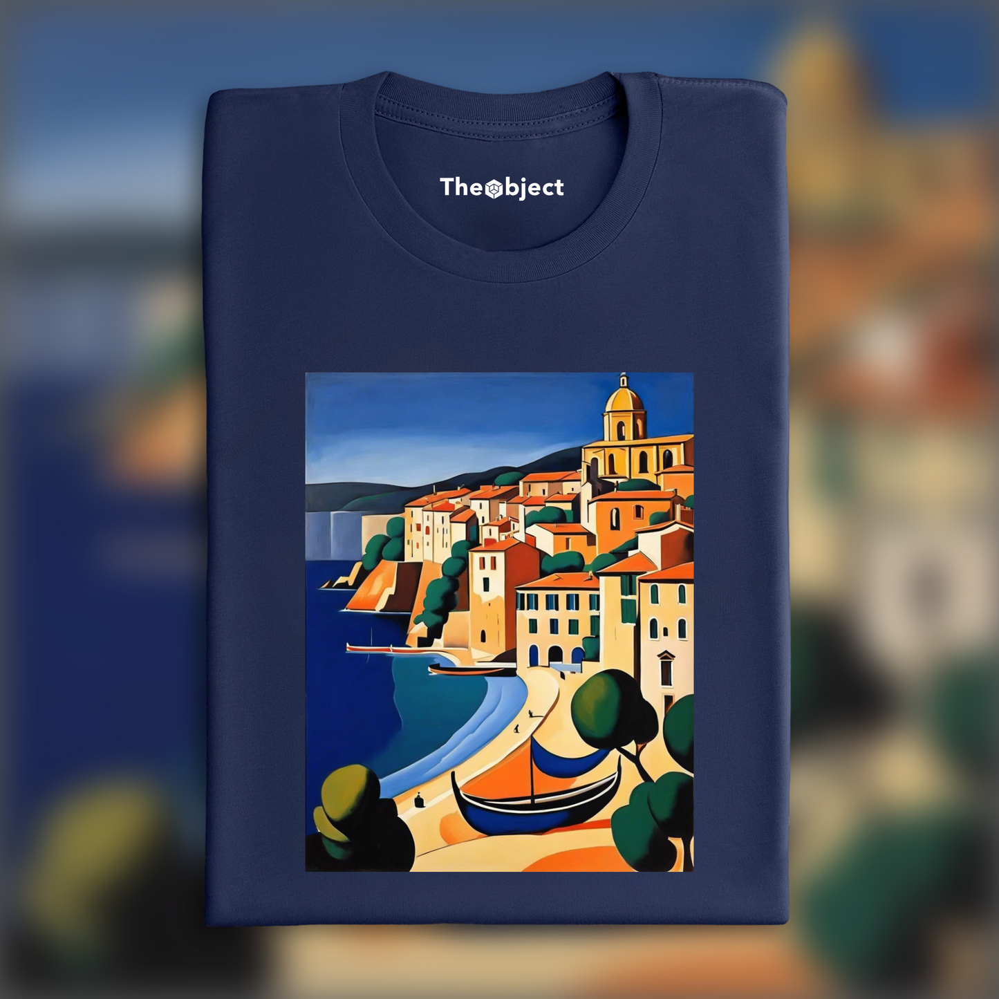 T-Shirt - Landscapes combining wild colors and bold shapes, Italy - 3415877181