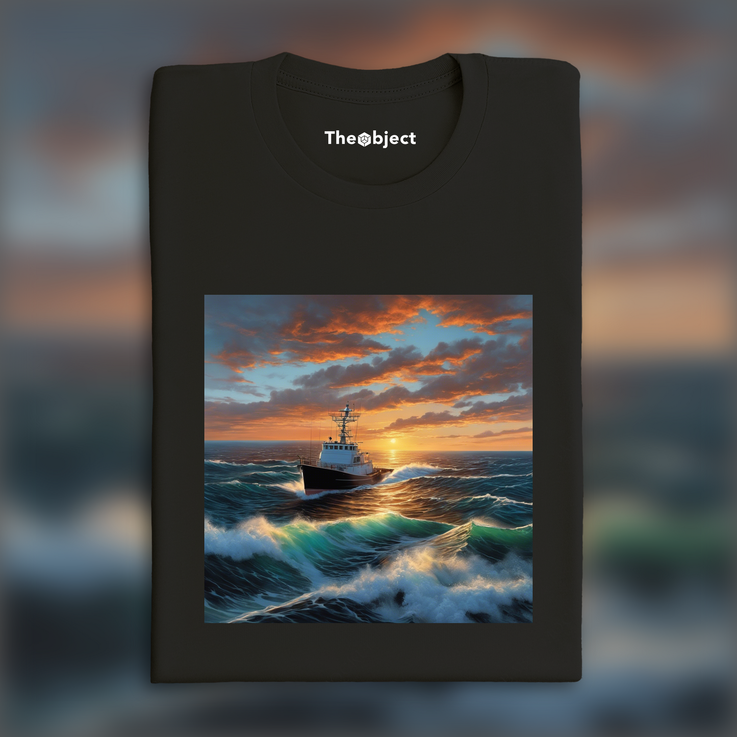 T-Shirt - marine, Océan - 1308620600