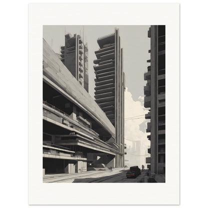 Affiche - Lo-fi, Brutalist architecture, city - 2699448569