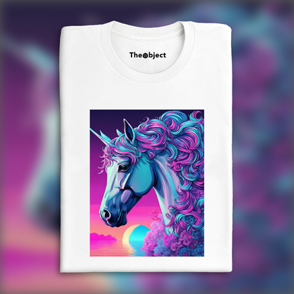 T-Shirt - Vaporwave, Unicorn - 2232047465