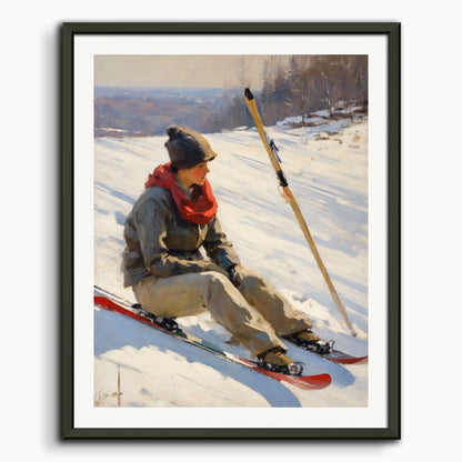 Poster: Theodore Robinson, Ski