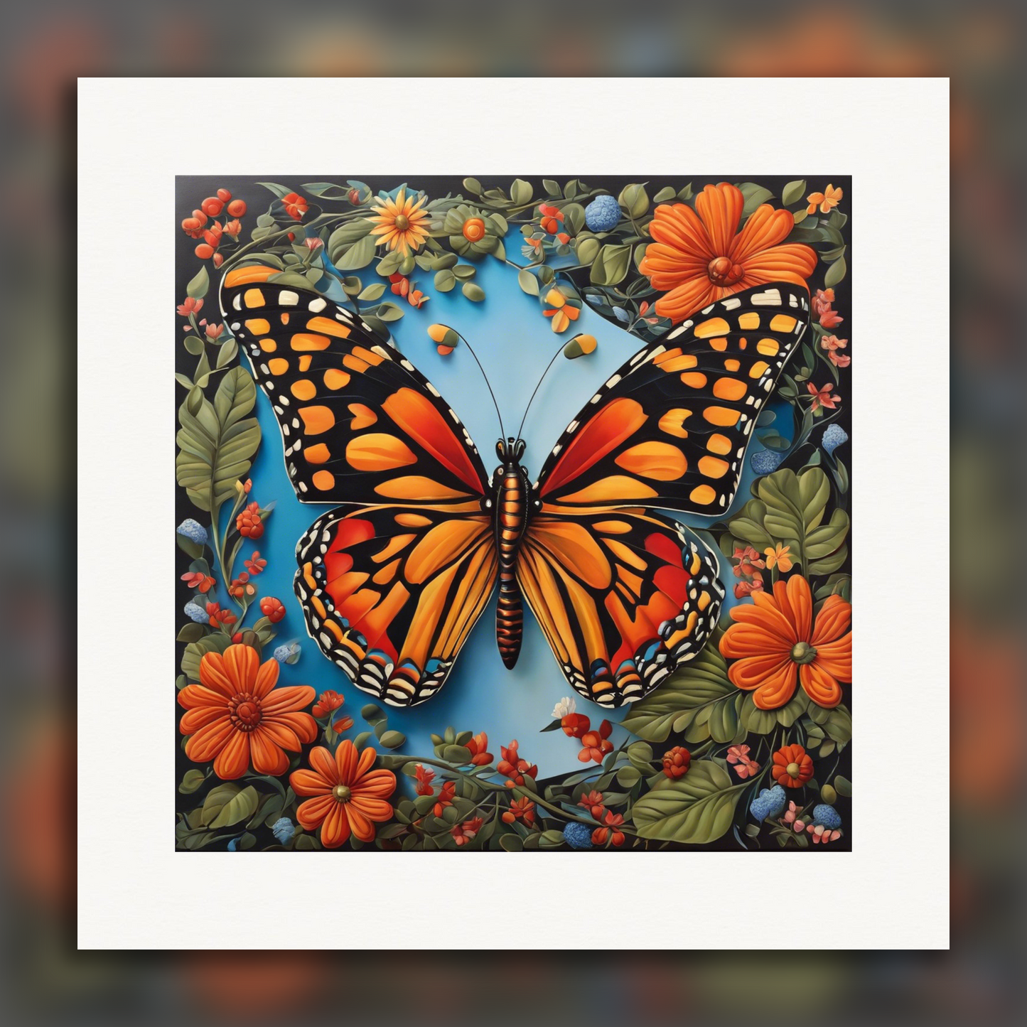 Poster - Late modernism, Butterfly - 3165440363