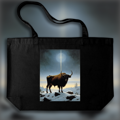 Tote bag - Mesmerizing landscapes invoking spiritual introspection, Astrology, taurus sign - 1593768573