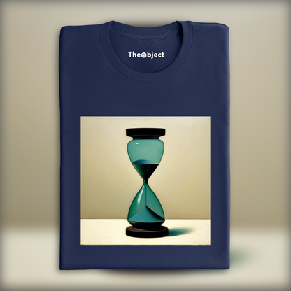 T-Shirt - Meticulous pointillist scene, capturing light, hourglass - 2093551515