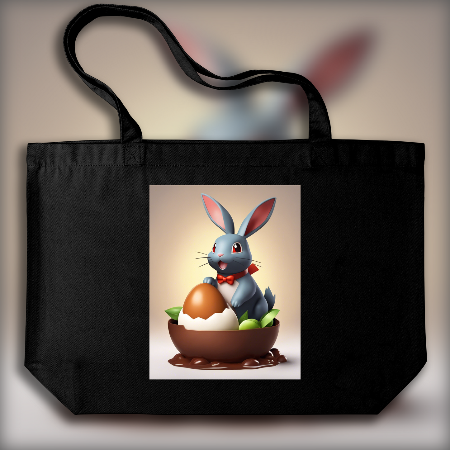 Tote bag - Pokémon , rabbit with chocolate egg - 221667450