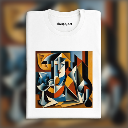 T-Shirt - Cubisme à la précisoin géométrique, signes du zodiaque - 137217300