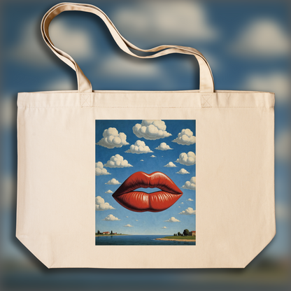 Tote bag - Surréalisme belge, Lèvres - 3525359527