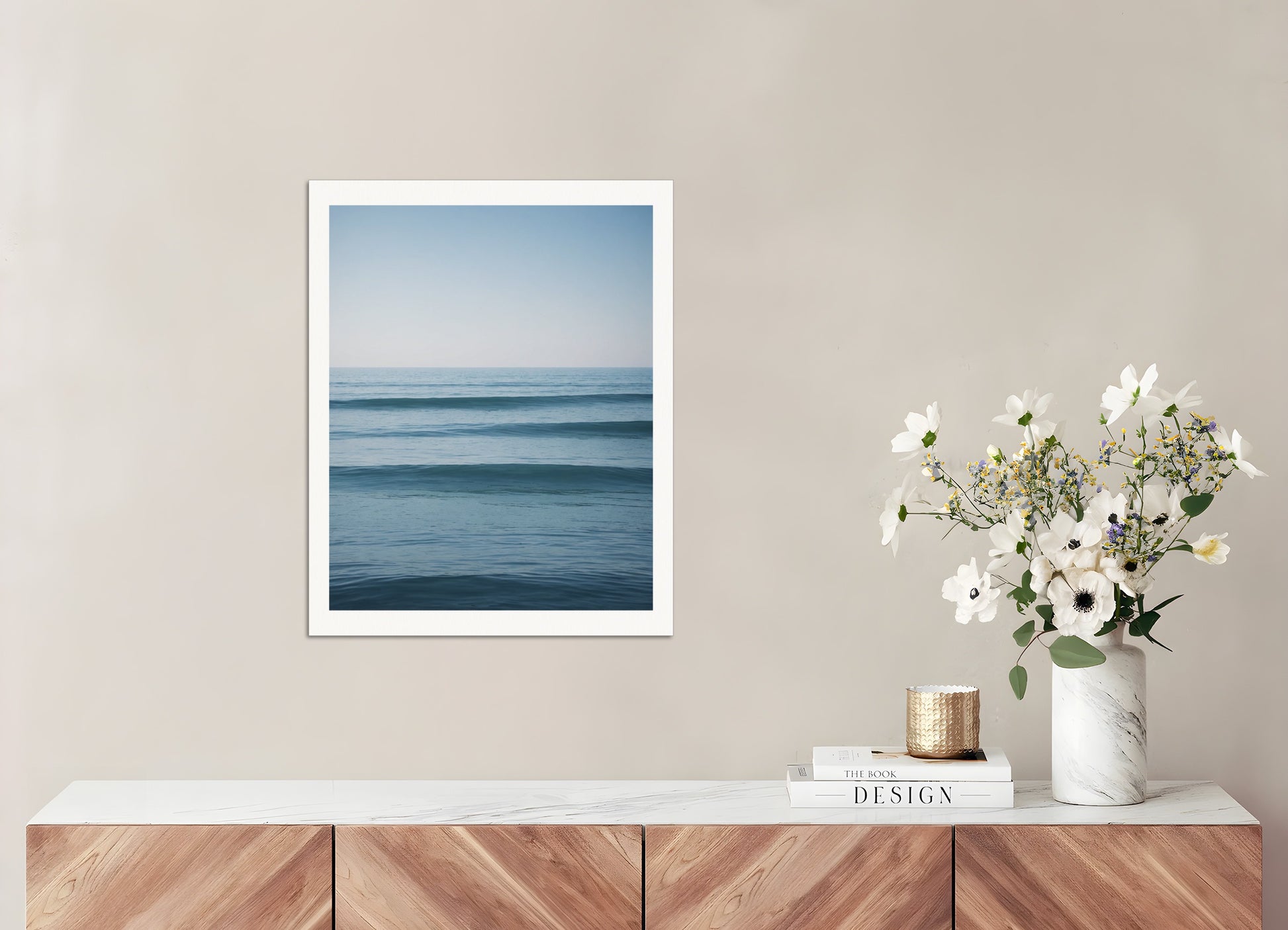 Poster: Minimalism art, Ocean