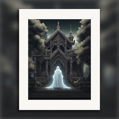 Poster - Pixel art, Ghost - 2889822469