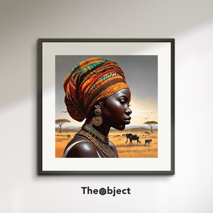 Affiche - Art africain, Paysage - 3510260112