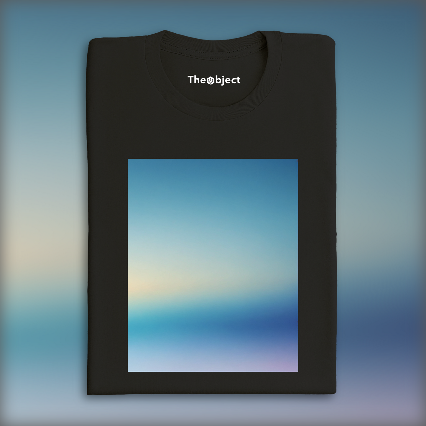 T-Shirt - Soothing Abstract Gradients, blue sky - 994129887