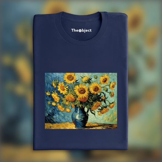 T-Shirt - Peinture capturant la turbulence passionnée de la nature et de l’émotion humaine, Fleur - 3241511849