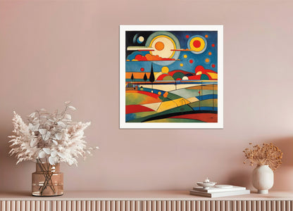 Poster: Wassily Kandinsky, Sun