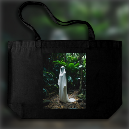 Tote bag - Realistic photography, Ghost in the shell in the Seychelles - 2937654337