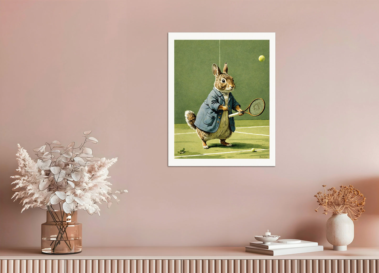 Poster: Charming tales, delicate British watercolors, Tennis