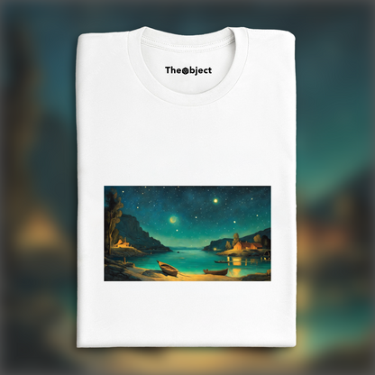 T-Shirt - Post-impressionism with innovative forms, Astronomy - 3988160199