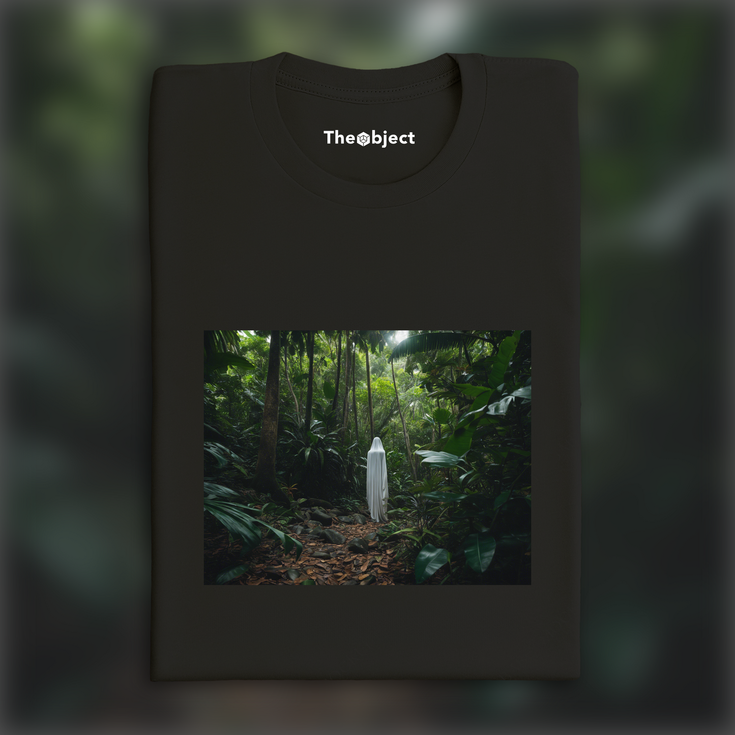 T-Shirt - Realistic photography, Ghost in The Seychelles in jungle - 2864226481