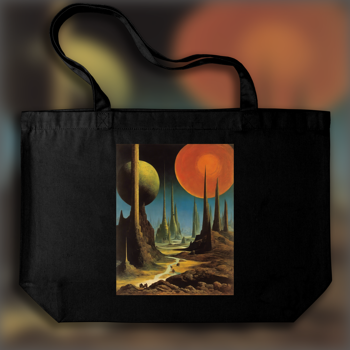 Tote bag - Empire de Dada, Paysage exoplanète - 588445797