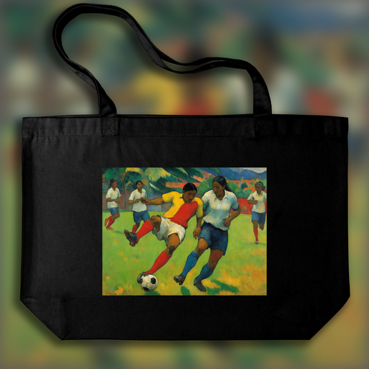 Tote bag - Exploration vivante de paysages exotiques, de mysticisme et de beauté primitive, Soccer - 3980587050