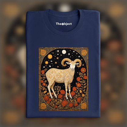 T-Shirt - Post-impressionisme contemporain américain, Astrology, Aries sign - 1874938988