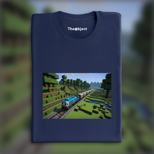 T-Shirt - Minecraft, Train - 673608277