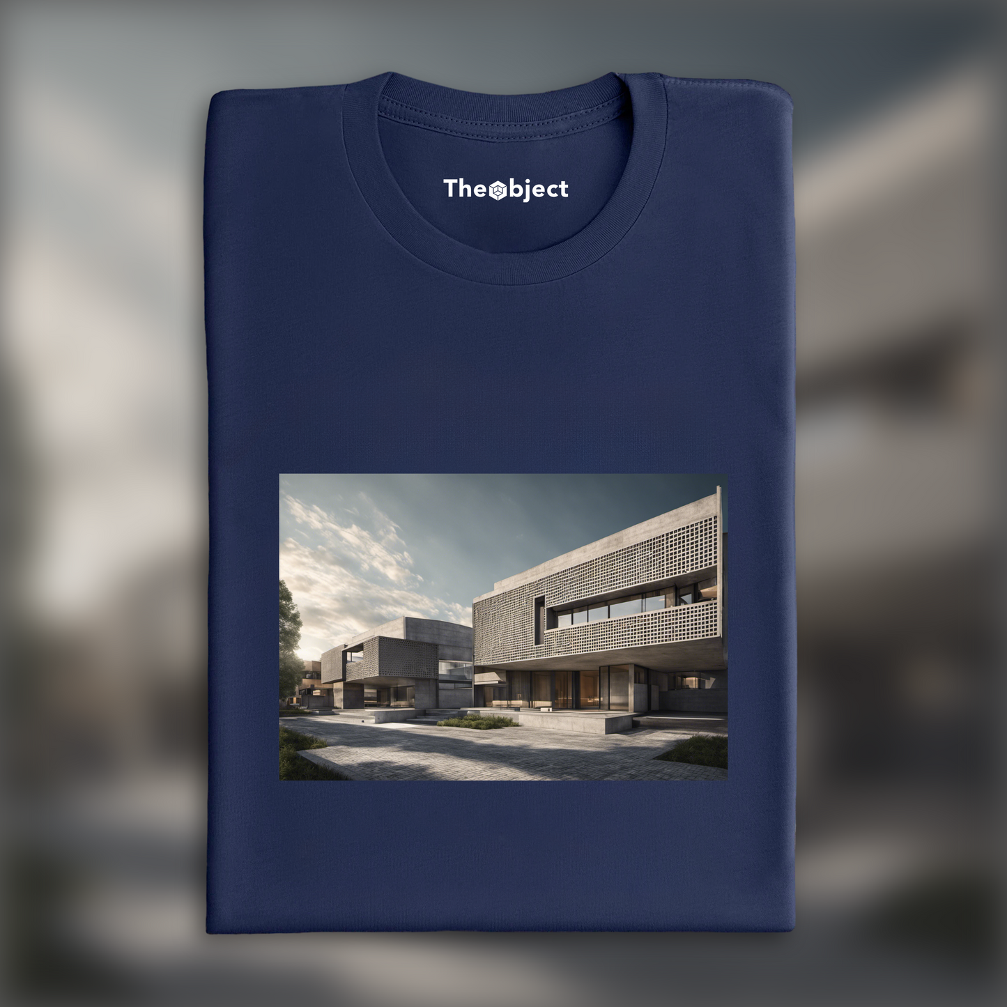 T-Shirt - Art Bauhaus, Brutalist architecture, city - 3113094946