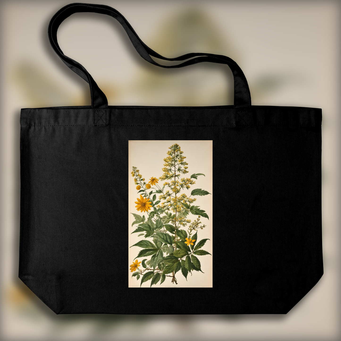 Tote bag - Herbarium, Flower - 1083400077