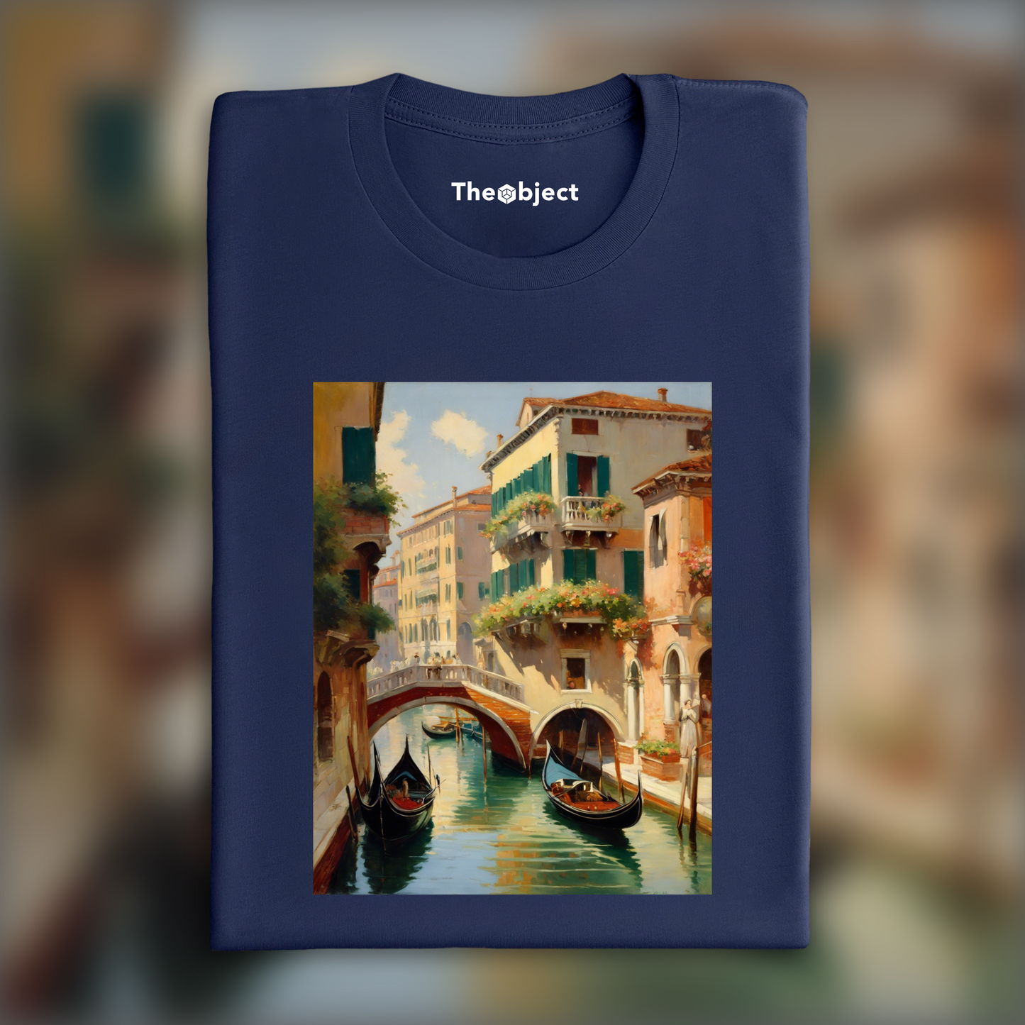 T-Shirt - Scène romantique capturant la beauté et délicatesse des fleurs, Venice - 41768431