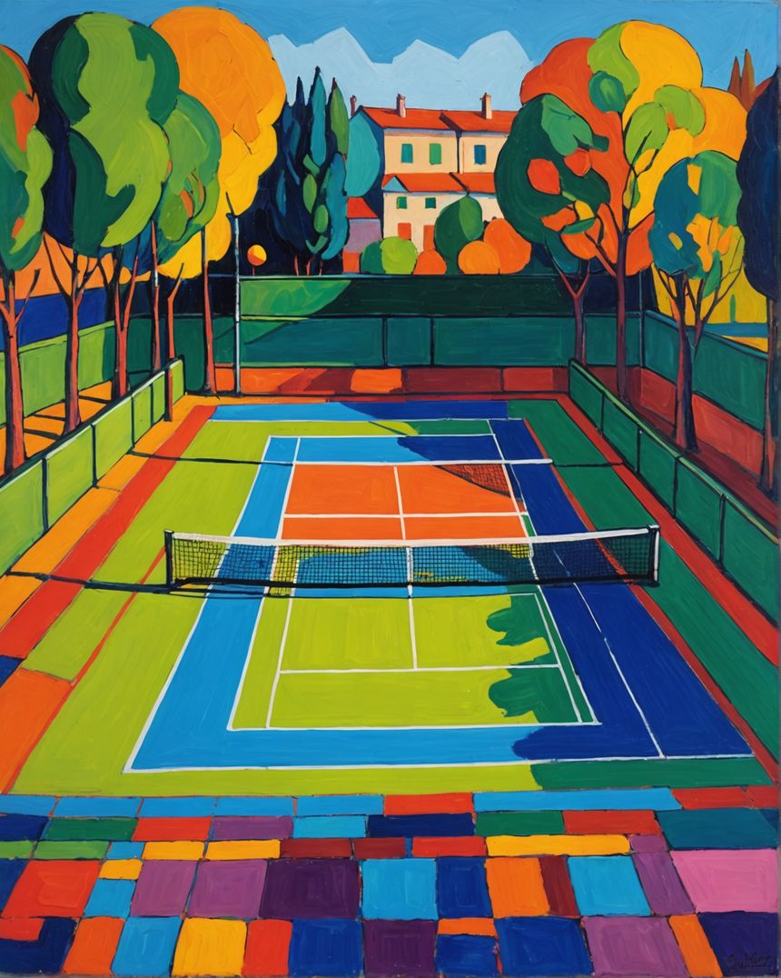 Image - Fauvism, Tennis court - 3865502983