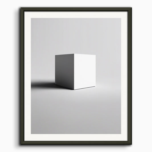 Poster: Minimalism art, Cube