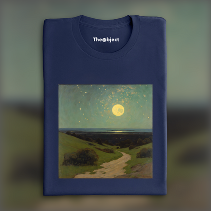 T-Shirt - Peinture tonaliste, poétique et évocatrice aux tons sourds, Astronomie - 3911422926