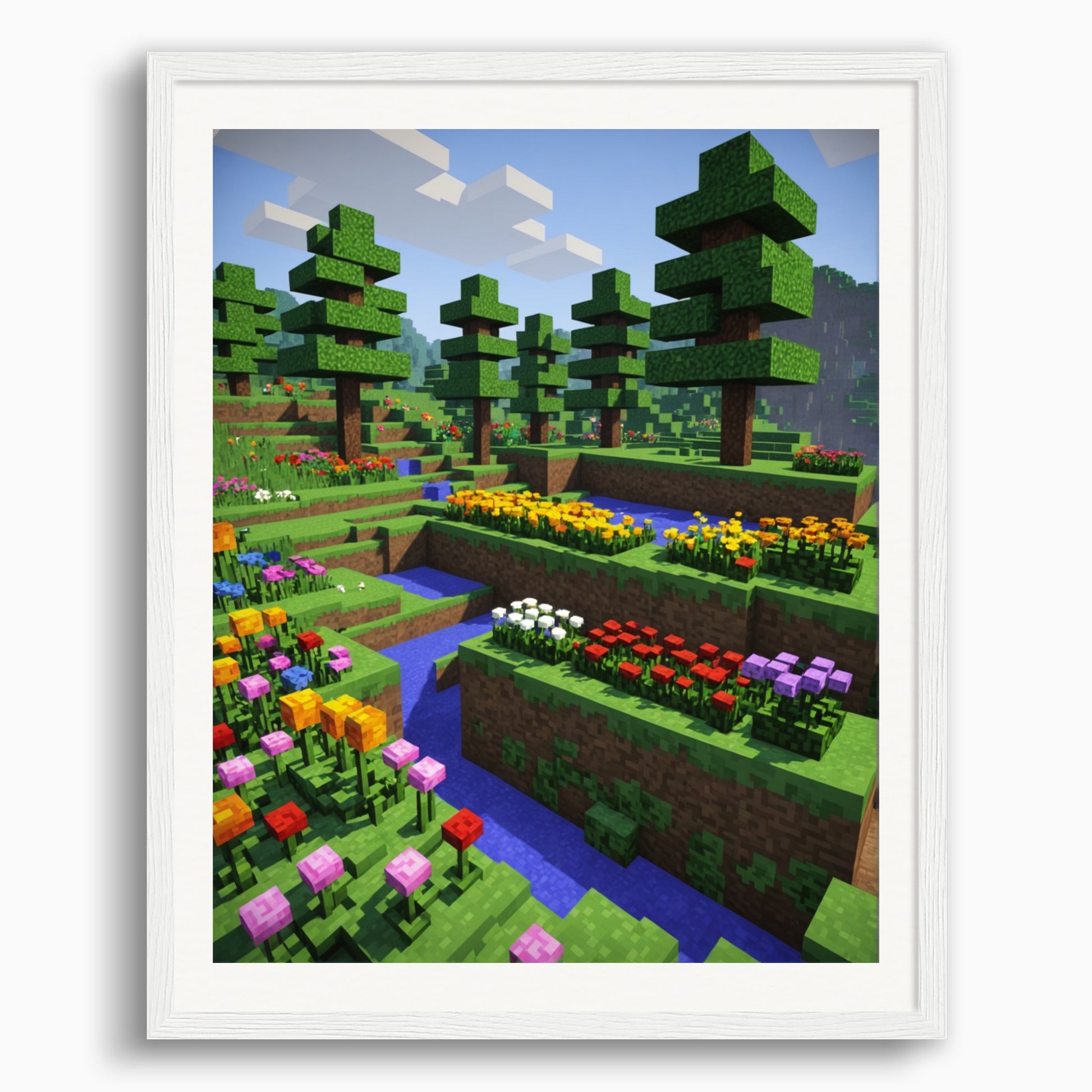 Poster: Minecraft, Flower