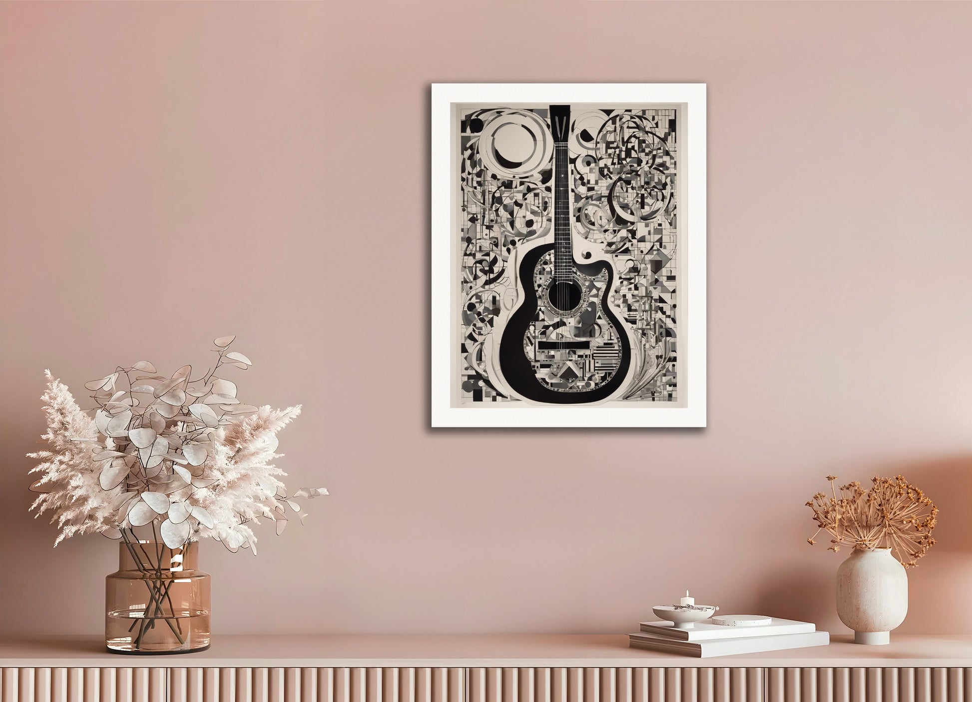 Poster: Willi Baumeister, Guitar