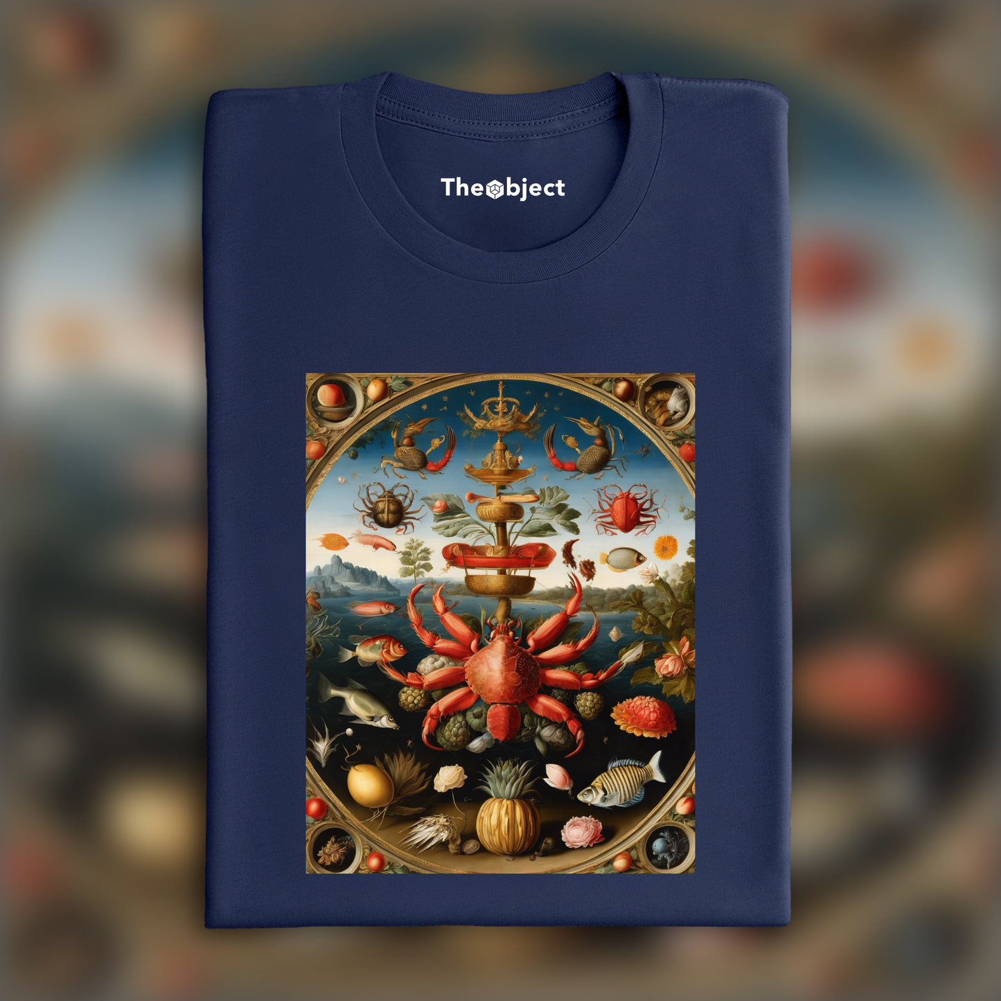 T-Shirt - Detailed floral still life, botanical beauty, Astrology, cancer sign - 3345665262