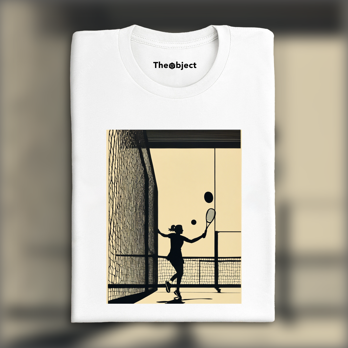 T-Shirt - Clean American, modern and nervous illustration, tennis - 692940092