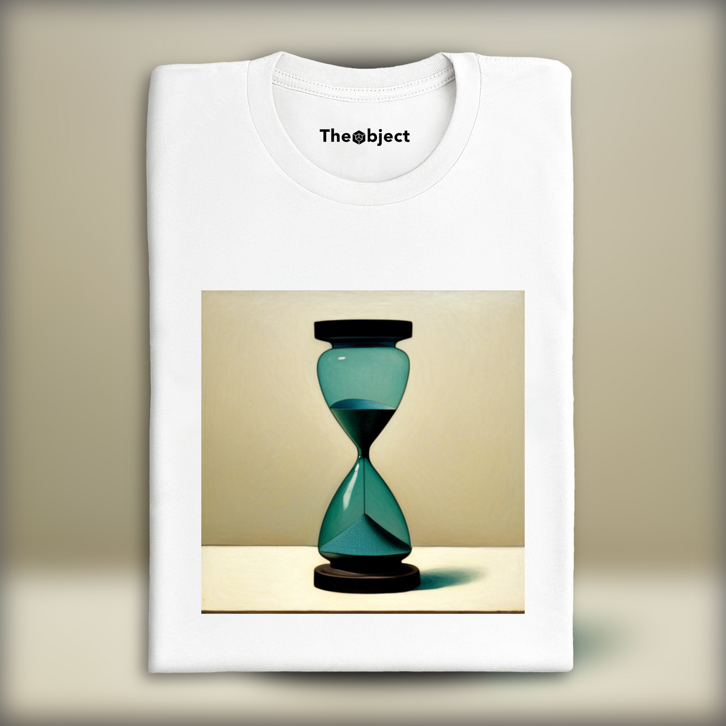 T-Shirt - Meticulous pointillist scene, capturing light, hourglass - 2093551515