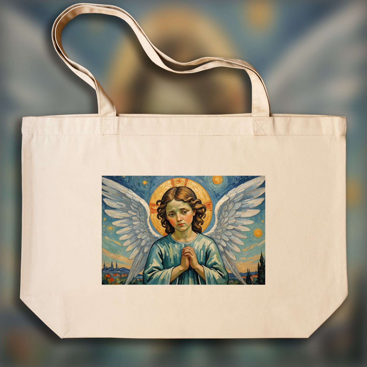 Tote bag - Post-Impressionism, Angel - 2131773231